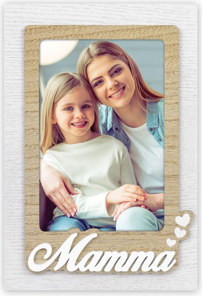 ZEP Holz-Fotorahmen Sandra 13 x 18 cm Mama (italienisch)