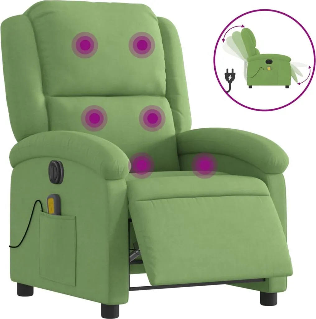 Fauteuil inclinable de massage électrique idéal pour salon et repos