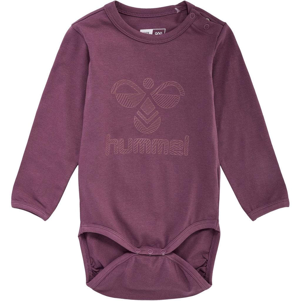 hummel hmlFASTWO FLIPPER langarm Baby-Body 3404 - tulipwood 62