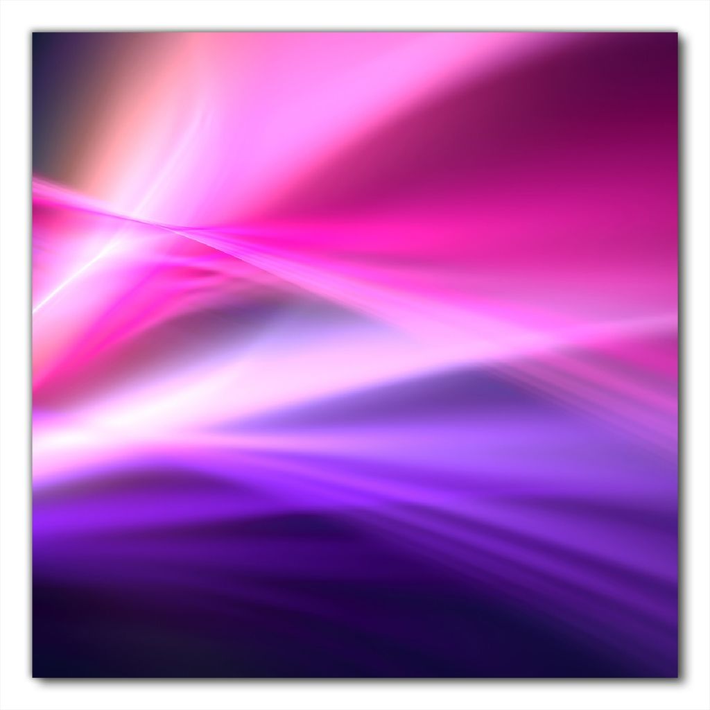 Wallario selbstklebende Möbelfolie/ Tischdecke für Innen und Außen, Größe: 90 x 90 cm - Abstrakte Formen und Linien in pink lila