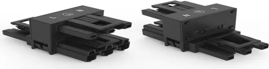 WAGO h-Verteiler;3-polig;Kod. A;schwarz 770-635