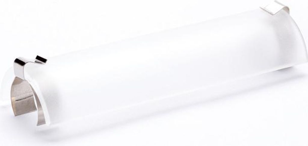 Schutzglas für Deckenfluter R7s milchig Länge: 95mm für 78mm Stäbe Ersatzglas Glas Halogen