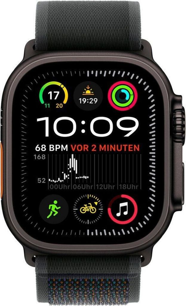 Apple Watch Ultra 2 (2024) Titanový černý náramek Ocean Obrázek produktu 3
