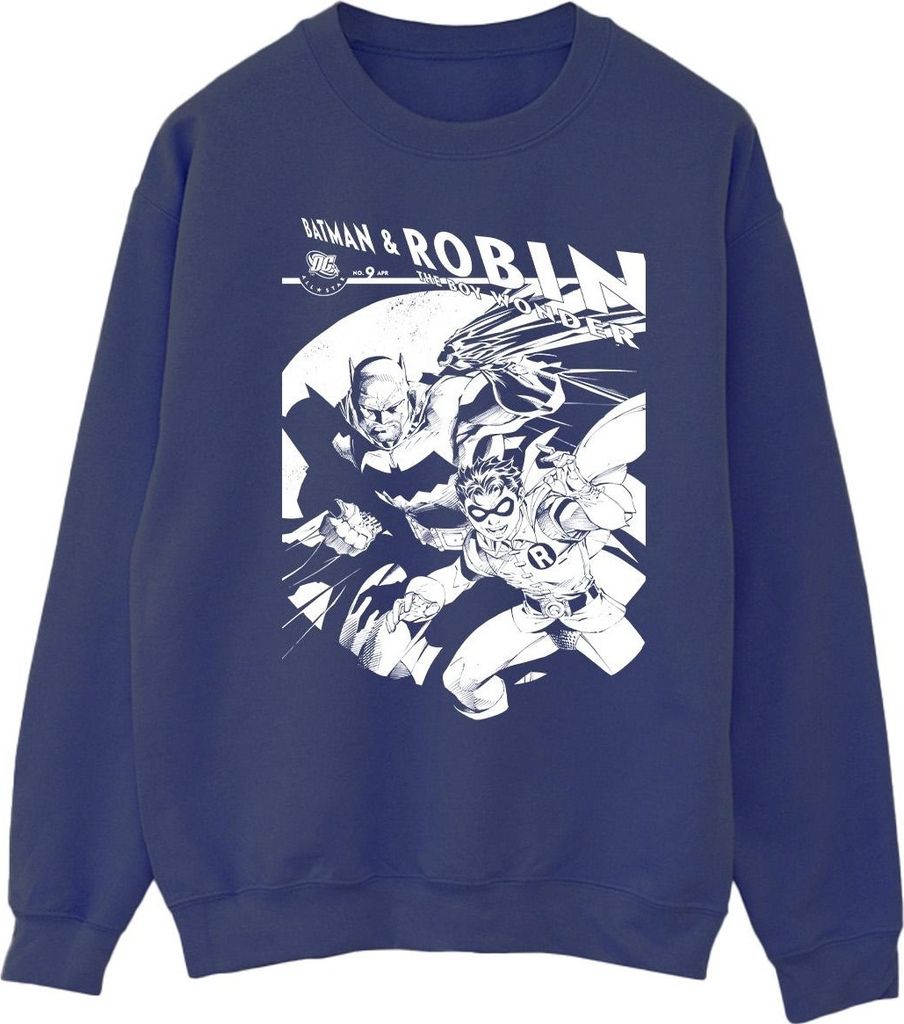 DC Comics - "And Boy Wonder" Sweatshirt für Herren BI12571 (3XL) (Marineblau)