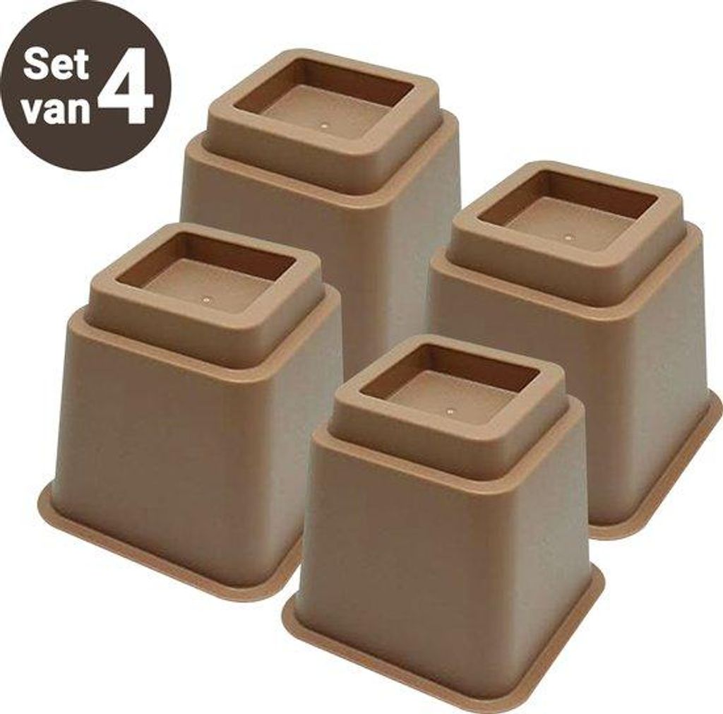 JustValue Verstelbare Meubelverhoger set - Verhoogt met 13 Productafbeelding 