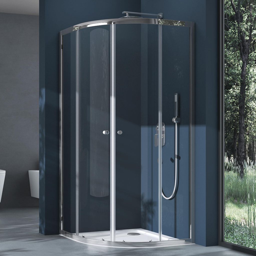 doporro Cabine de Douche Montage Réversible avec Portes Image du produit 
