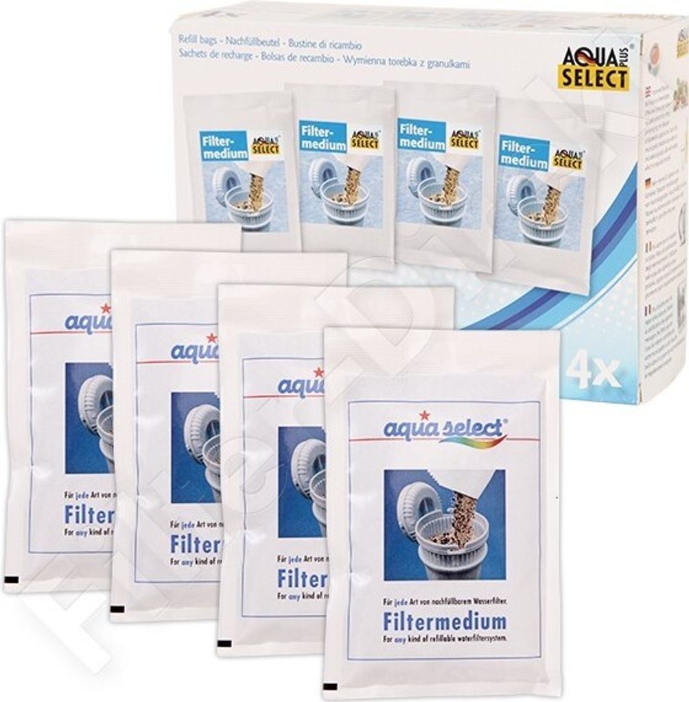 4 Stück Aqua Select Granulatnachfüllbeutel Produktbild 
