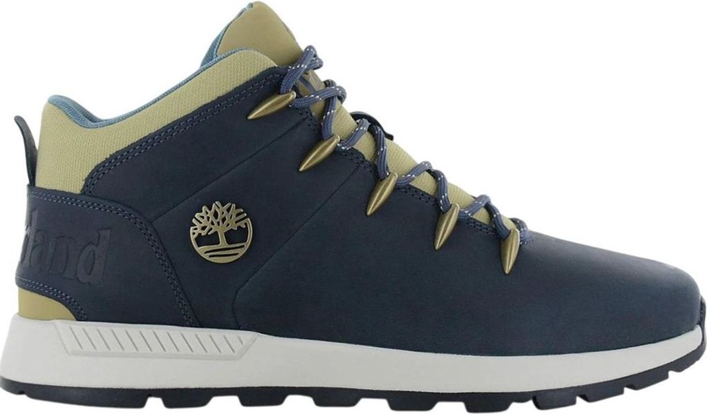 Timberland Sprint Trekker Mid Boot - Herren Winter Schuhe Stiefel Leder Blau TB0A6AKV-EP1 , EU 44 US 10