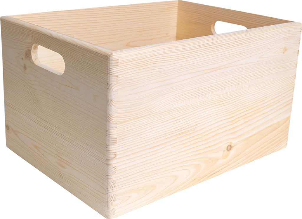 Creative Deco Caisse Bois Rangement 40 x 30 x 24 cm (+/- Image du produit 