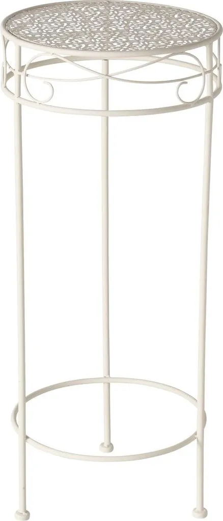 Table pour téléphone blanche en métal 70 cm - Support stable et robuste - 14