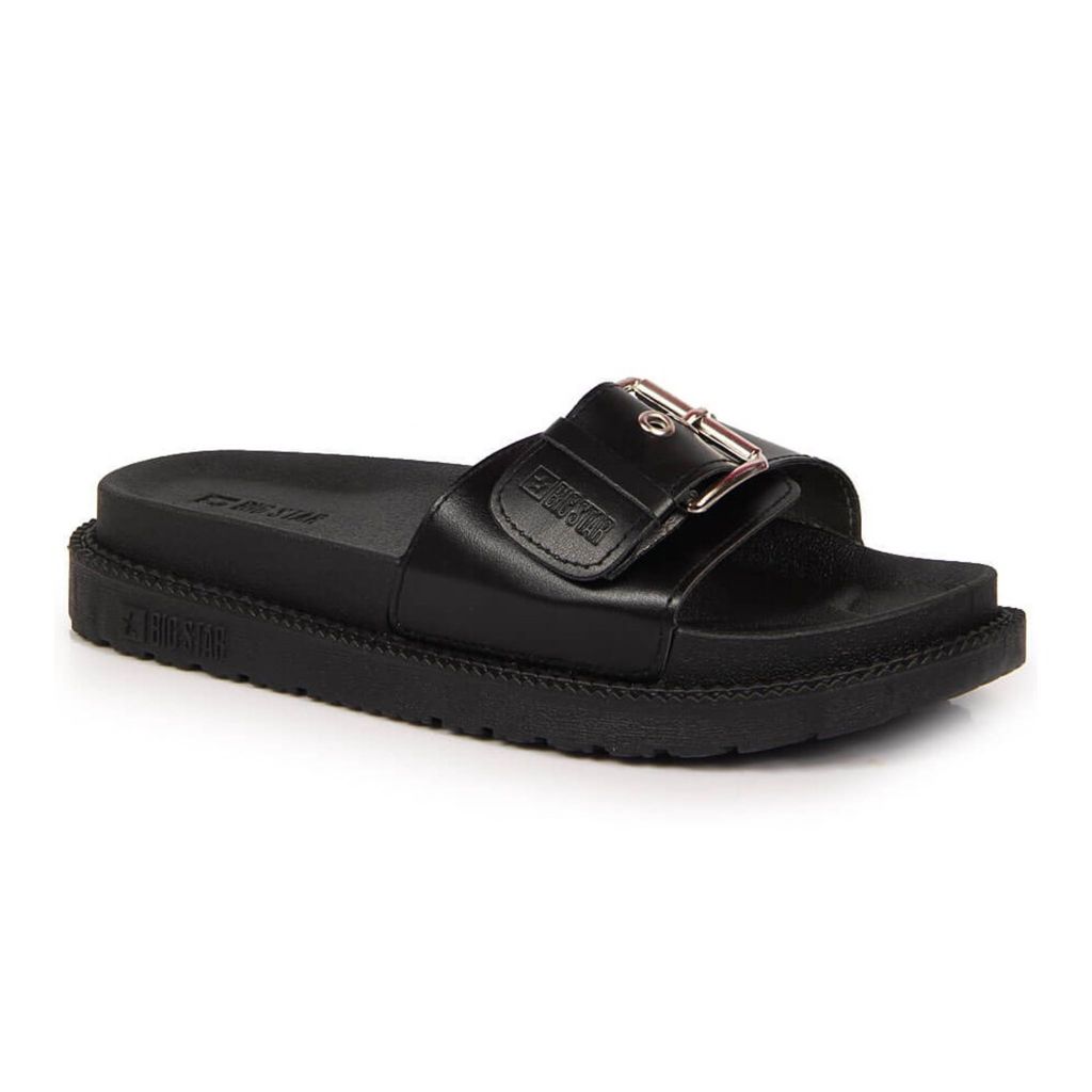 Klassische Damen Flip Flops Big Star JJ274A307 Schwarz 41