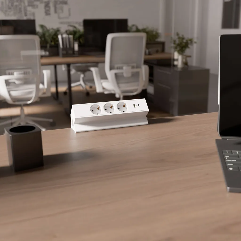 Aménager votre Bureau avec cette Multiprise à Clipser USB C Polyvalente