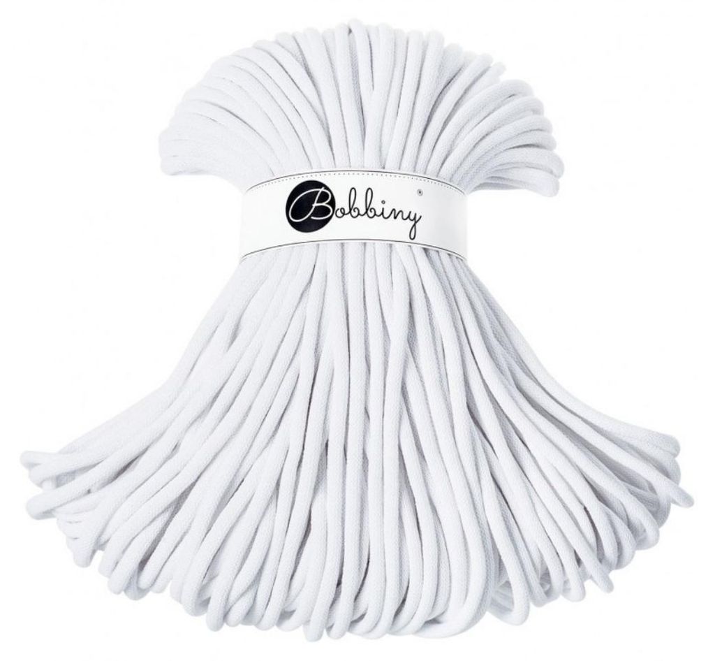 Bobbiny Jumbo 9 mm 100 m White Schnur Produktbild 