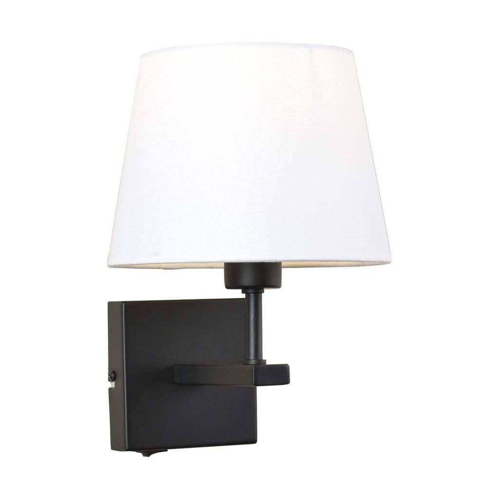 Italux WL-1122-1-A-BM-RO-WH Wandleuchte Norte 1x60W E27 schwarz, weiß