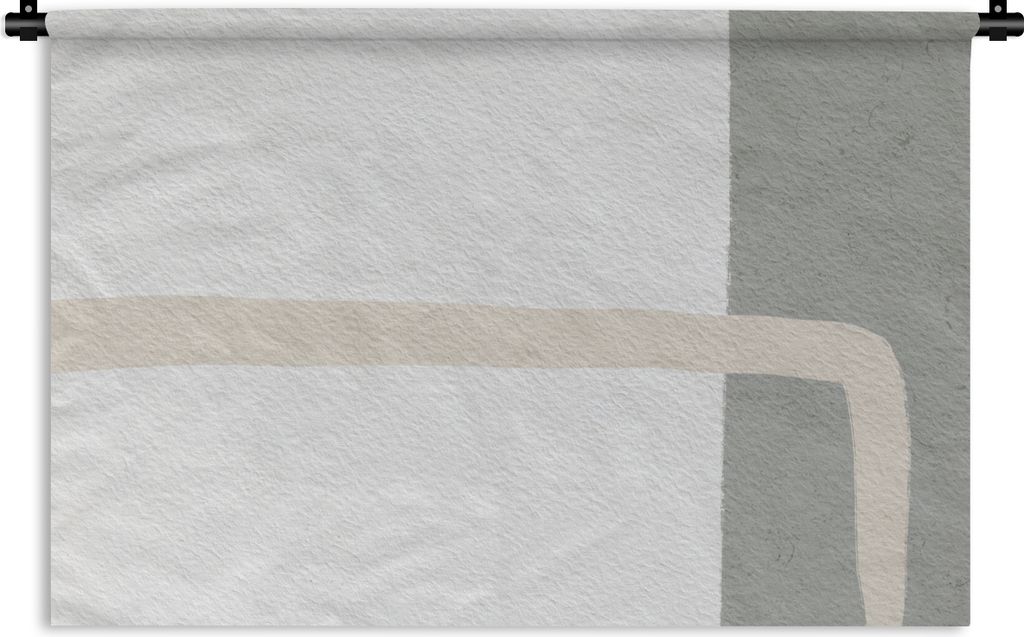 MuchoWow Wandteppich Wandbehang Abstrakt - Minimalismus - Design 90x60 cm Tapisserie Dekoration Wandtuch - Wandskulpturen - Bildteppich