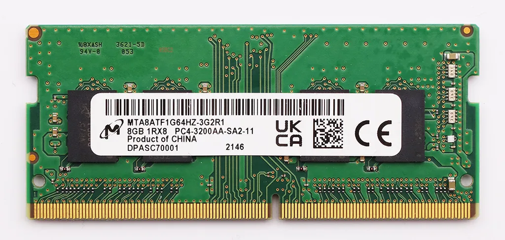 Micron SO-DIMM 8GB DDR4 3200MHz RAM 260-pin