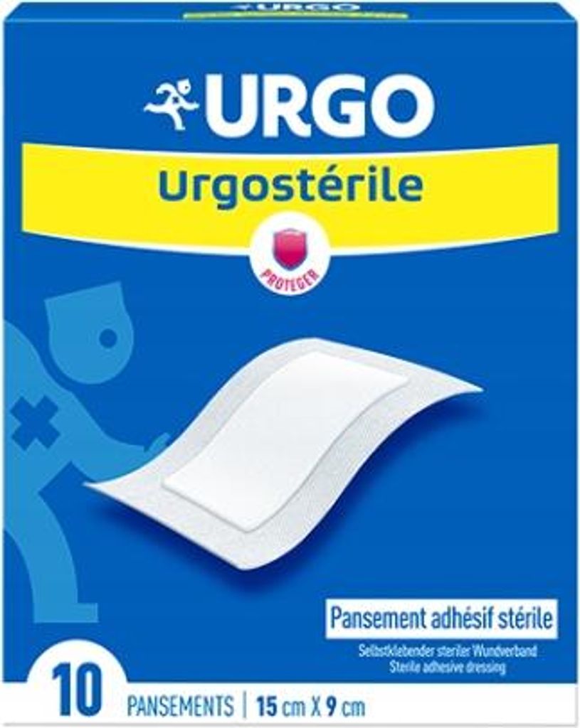 URGOSTREILE selbsthaftender Verband 9x15 cm 10 Stück Produktbild 