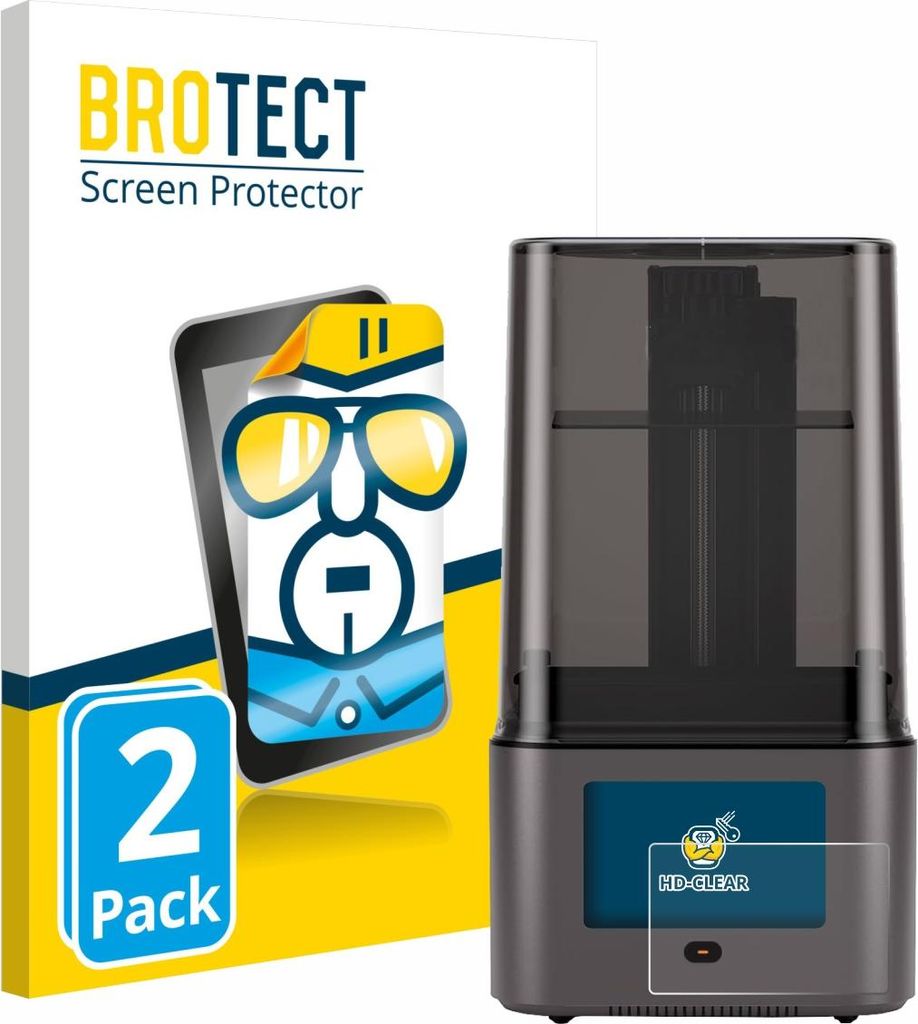 2x Für Anycubic Photon Mono 4 Ultra Schutzfolie BROTECT Displayschutz Display Schutz Folie Klar Transparent