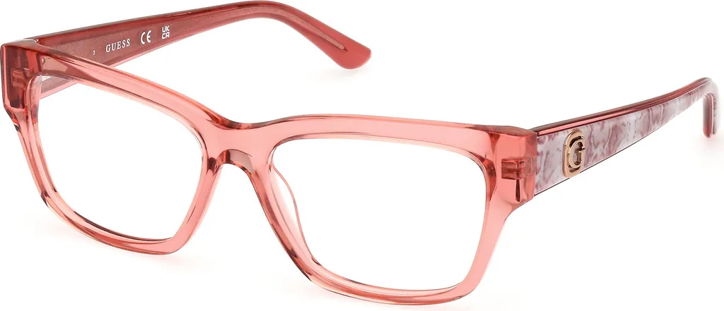 Fini les Lunettes Lourdes avec la Monture Guess GU50126 Rose 53-15