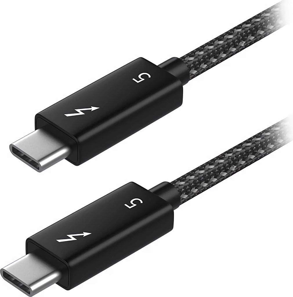 L34 Thunderbolt 5 USB-C Kabel 100 cm – 240W PD, 120 Gbps Daten, 8K Video – Sync & Ladekabel für Laptop, Smartphone, Monitor