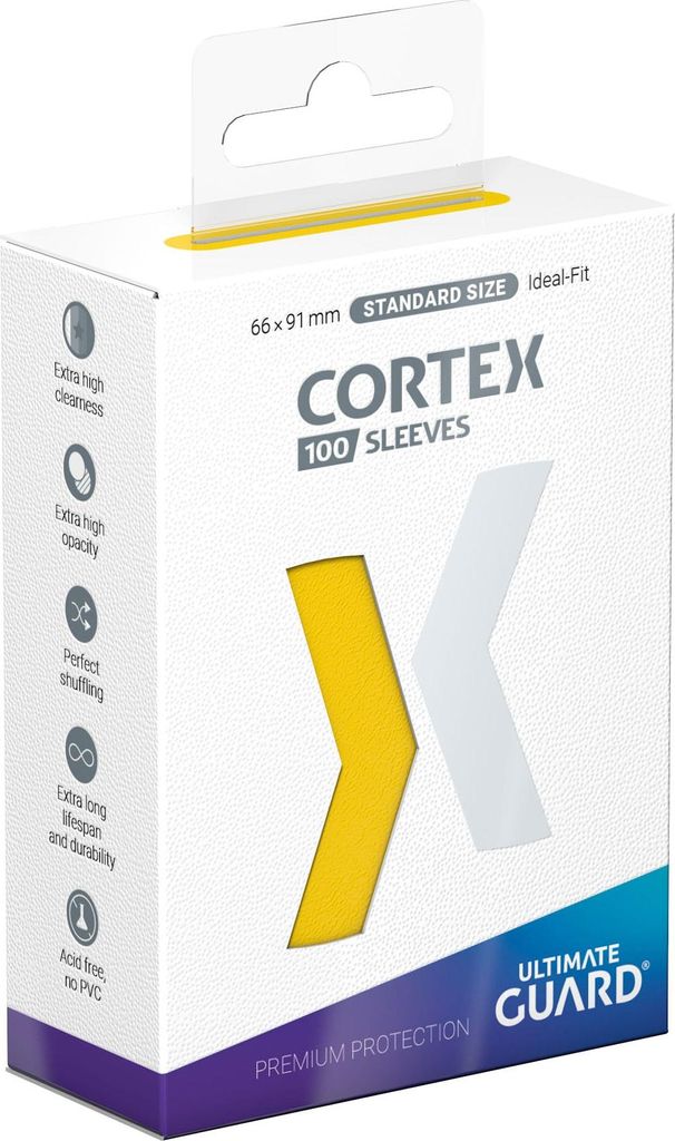 Ultimate Guard Cortex Sleeves Standardgröße Yellow (100)