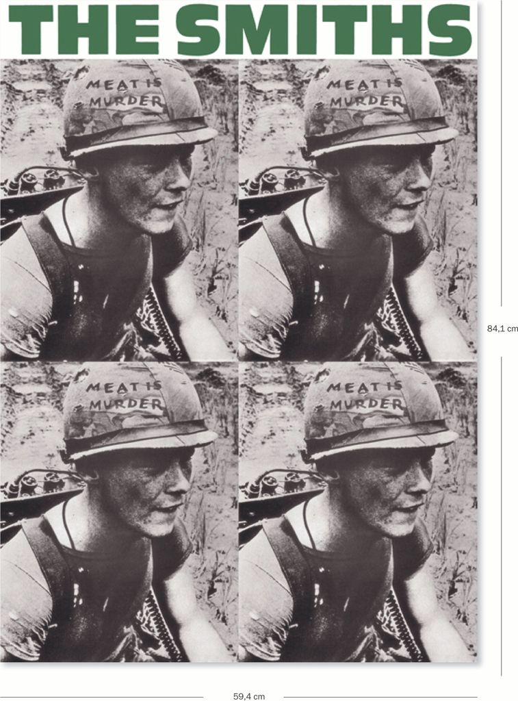 The Smiths Poster Meat Is Murder 59,4 x 84,1 cm Produktbild 