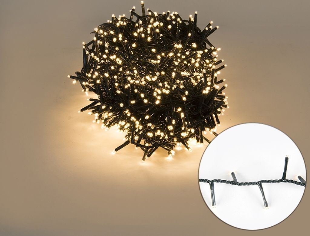 Weihnachtsbaumbeleuchtung Warm white LED 1000 Diodes 22.5 m indoor/outdoor