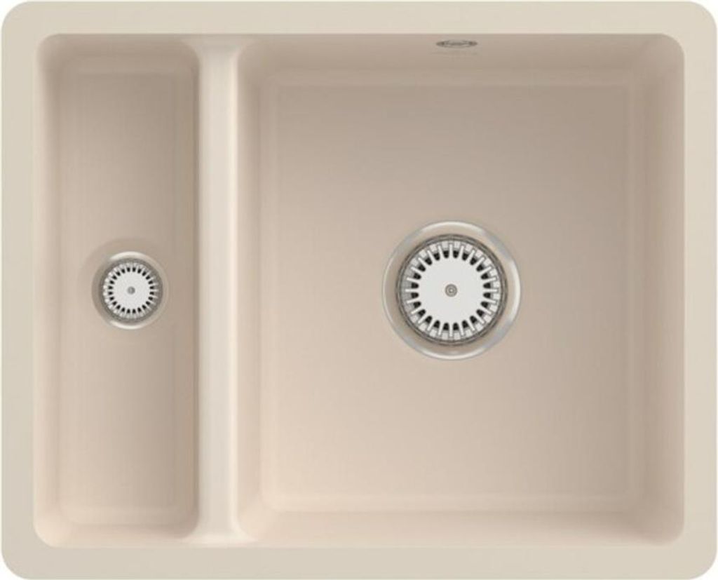 V&B Unterbauspüle Subway 60 XU m Abl.garn, Hand., ivory CeramicPlus