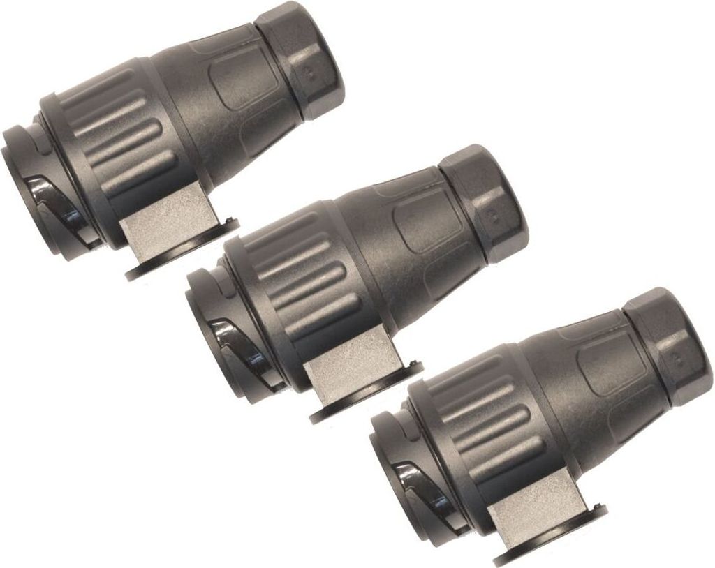 3 Stück Anhängerstecker 13polig Stecker Anhänger 12V - Schraubanschlüssen PRO