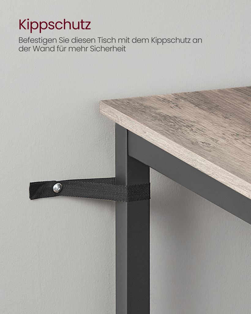 VASAGLE Bartisch Küchentisch, Stehtisch, 60 x 60 x 92 cm, Produktbild 6