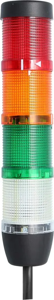 Tour de signalisation LED quadricolore 50 mm 24V avec câble 0,6m STEX