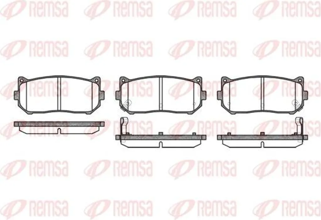 Fini les bruits de freinage sur votre Kia avec REMSA 0649.02 OE 2628ZK