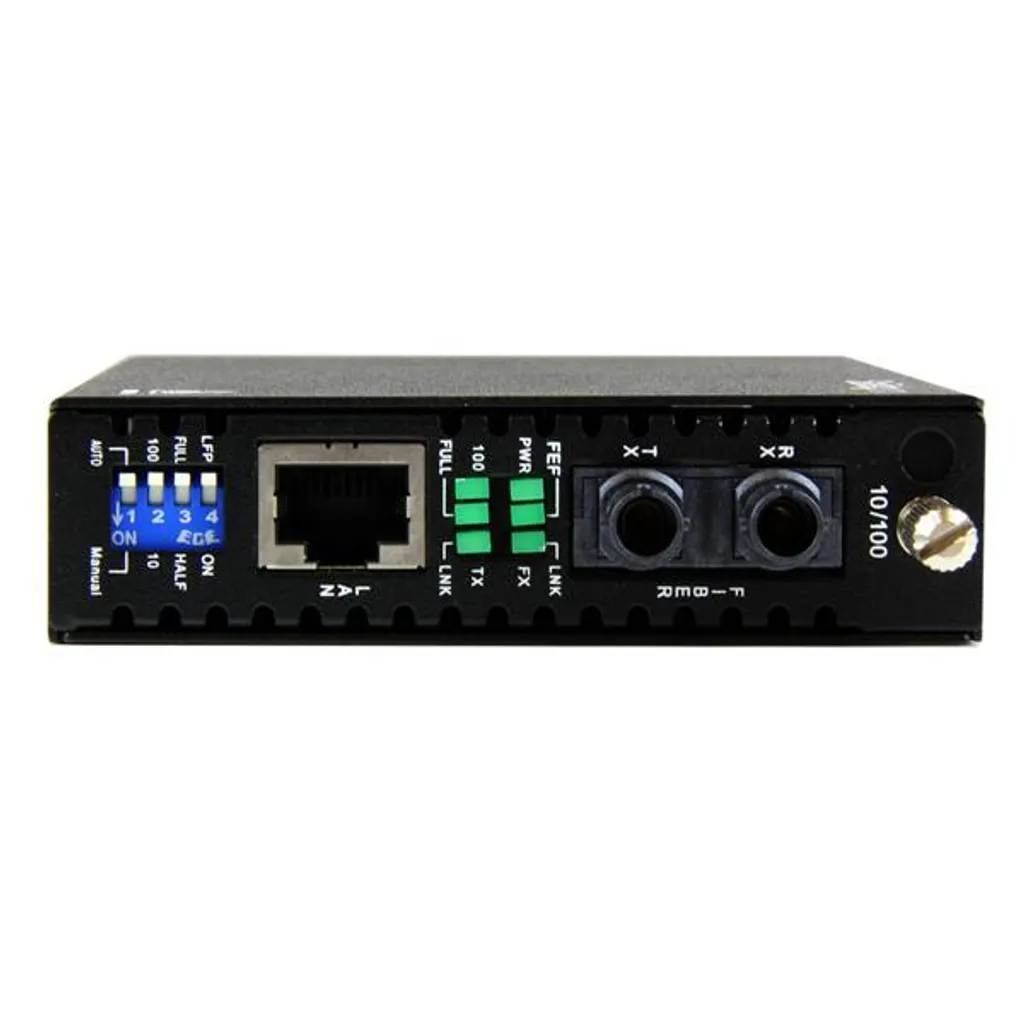 StarTech.com Convertisseur de Média Fibre ST 10/100 Mbps Multimode 2km