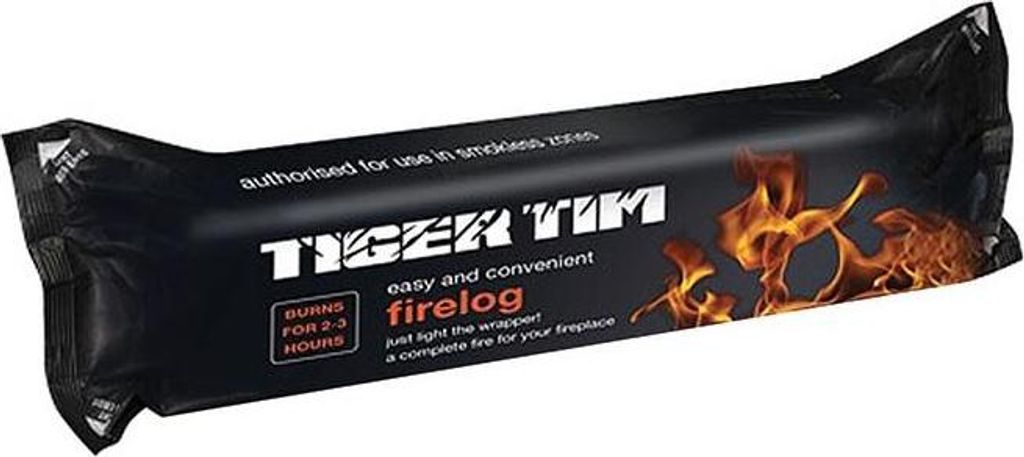 Tiger Tim Fire Log WI1678 (One Size) (One Colour)