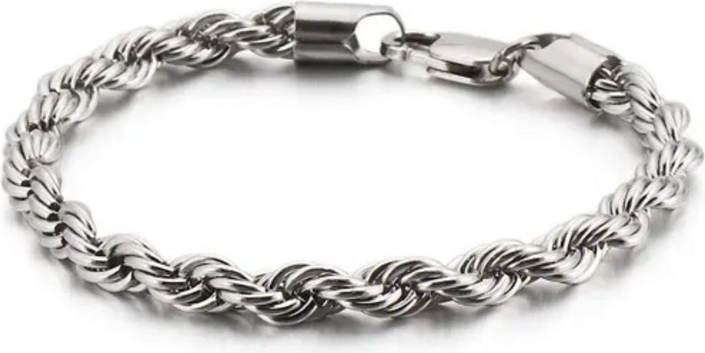 s Armband Dan aus Silber - 22cm, 6mm für Männer und Frauen KP34708