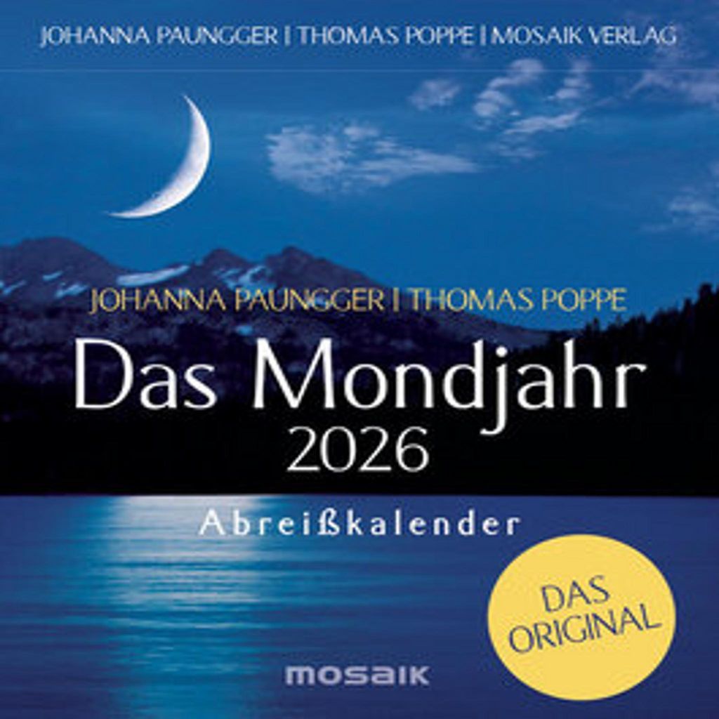 Das Mondjahr 2026 - Abreißkalender Produktbild 