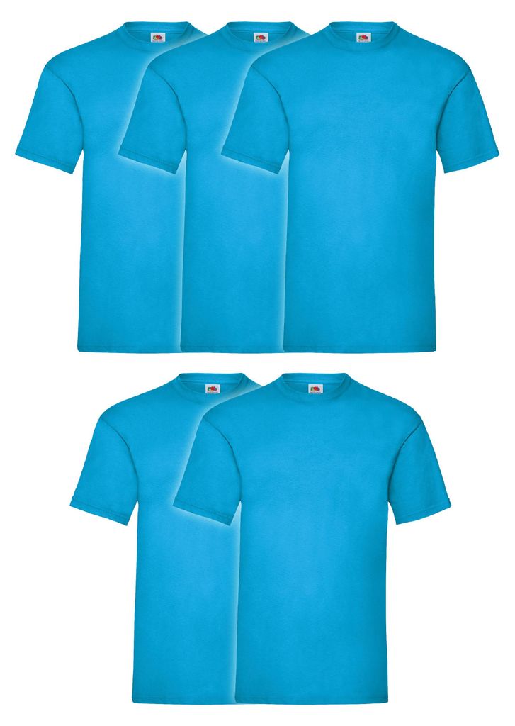 5er Pack Fruit of the Loom Valueweight T-Shirt + GRATIS Produktbild 