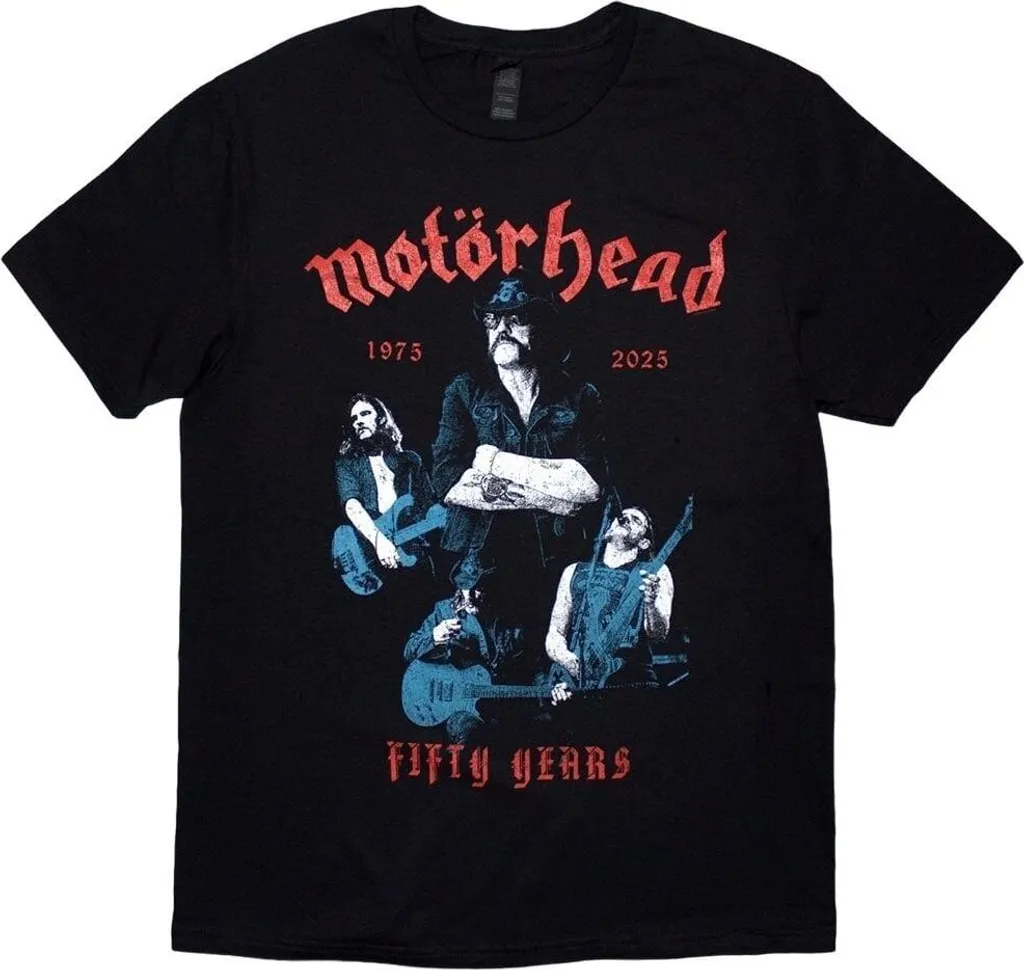 Motörhead T-shirt Concert Lemmy Collage Noir - Tenue Fan Rock Taille M