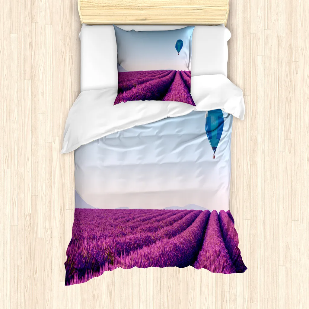 Offerta Set Letto Singolo ABAKUHAUS 135x200 Lavanda e Federa