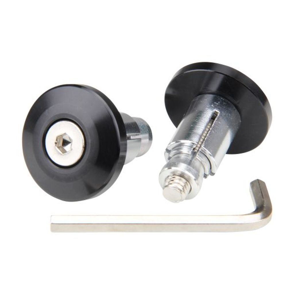 Lenkerenden Lenkergewichte Vibrationsdämpfer schwarz für Produktbild 