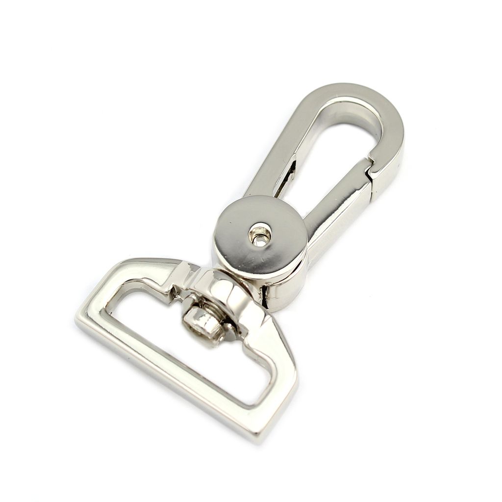 2 Schnapphaken mit Wirbel 53 x 26mm Gurtbreite 20mm Karabiner