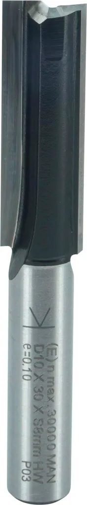 Fraise à rainurer ENT HW 10x30mm pour perçage précis du bois dur