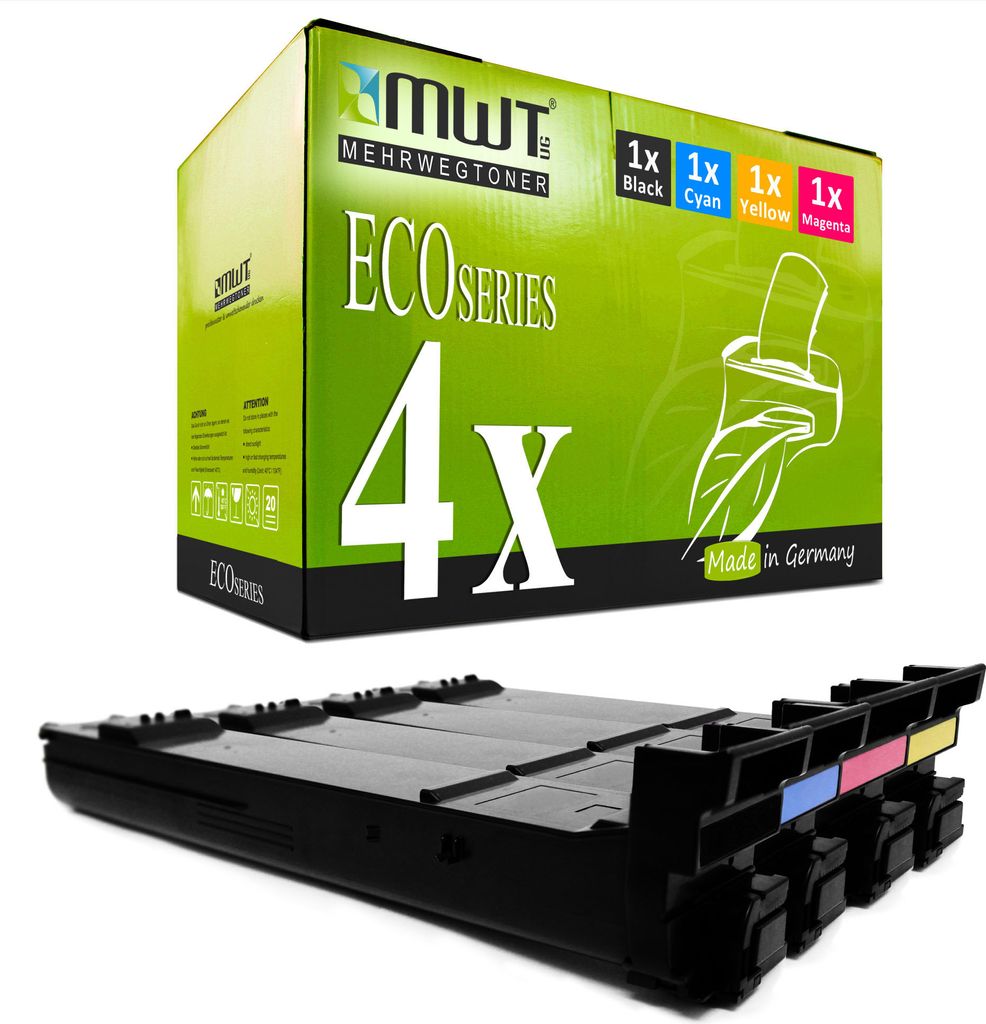 4 Mehrwegtoner kompatible Lasertoner ersetzt Konica Minolta TN313 A06V154 TN313K A06V454 TN313C A06V354 TN313M A06V254 TN313Y Mehrfarbig