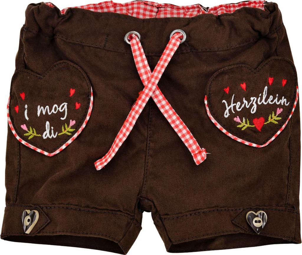BONDI Mädchen Kunstleder Shorts Hose "Alpenglück" 86764 | Produktbild 