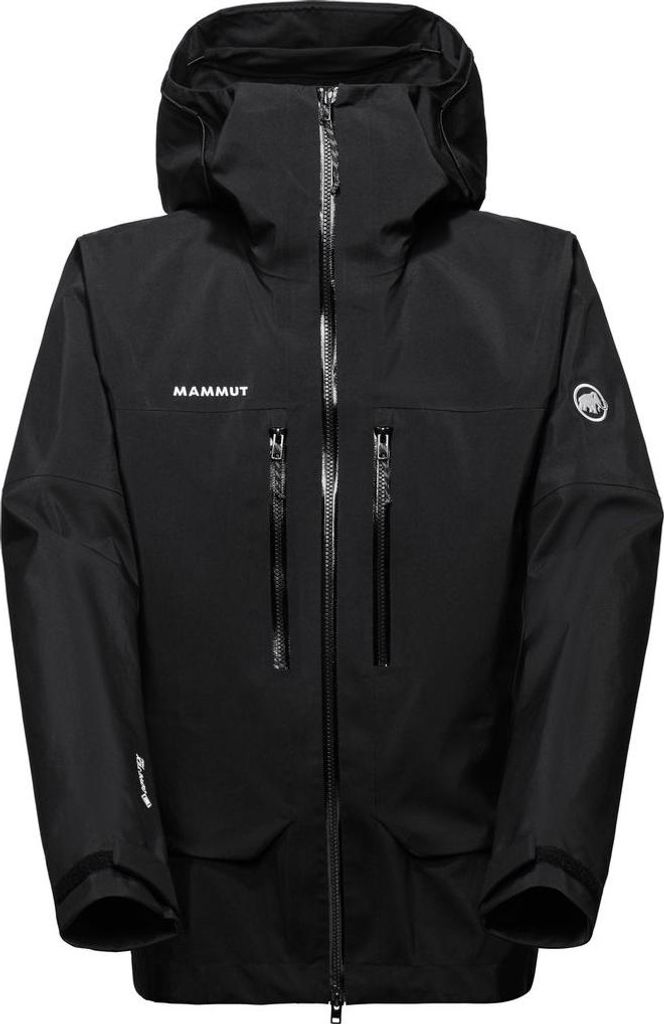 Crater Pro HS Hooded Jacket Men, Hardshell Jacke Herren - Mammut, Farbe:black, Größe:XXL