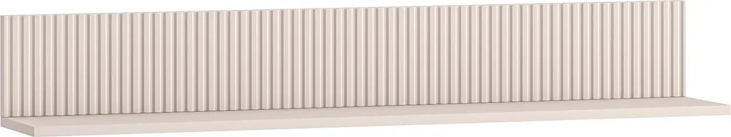 Étagère murale 120cm chêne et beige au design scandinave épuré