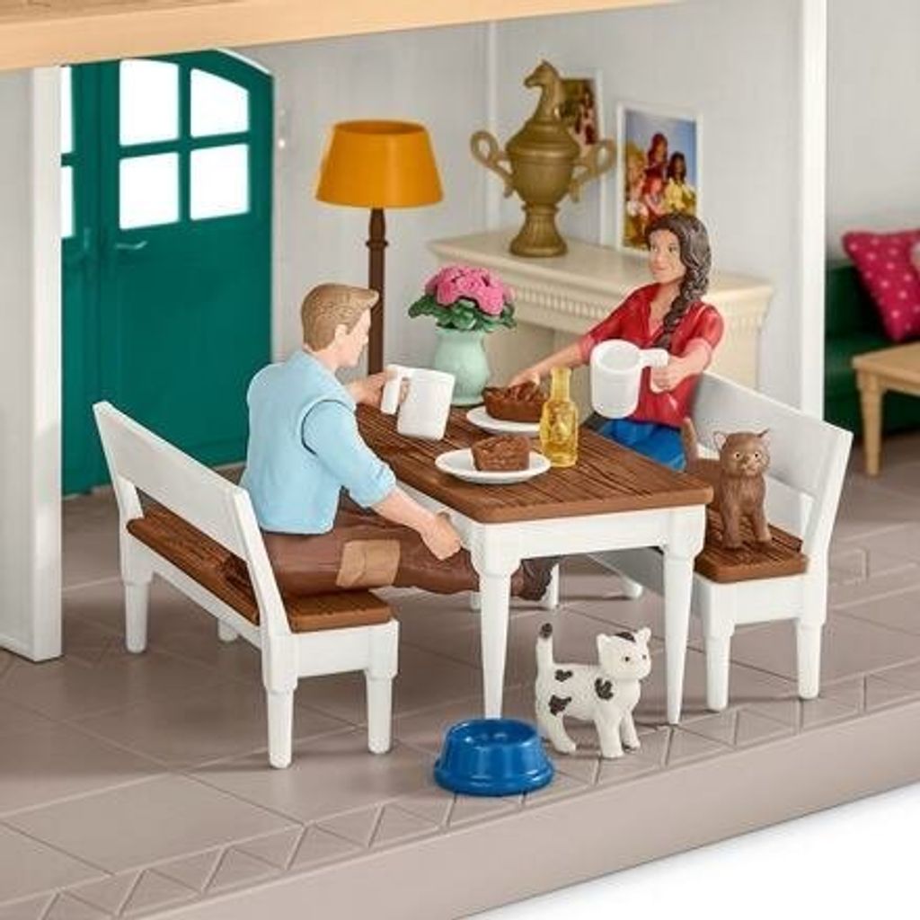 Schleich Großer Pferdehof mit Wohnhaus und Stall; 42416 Produktbild 22