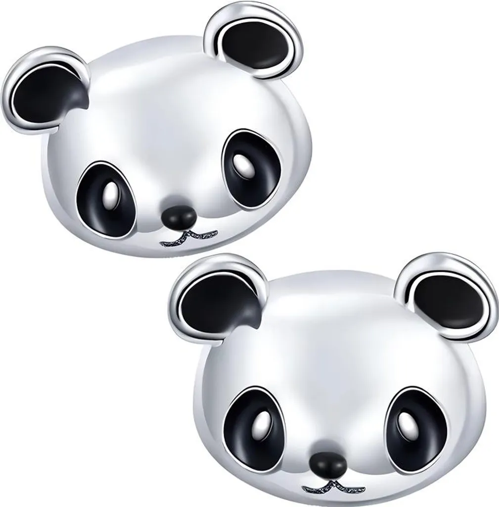 Orecchini Bimbi Panda in Argento 925 Trusky - Il Primo Gioiello Vero