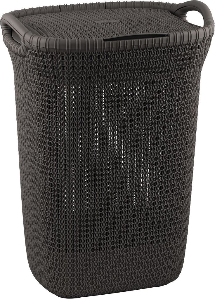 Curver Wäschesammler "Knit" braun ca. 57 Liter Produktbild 