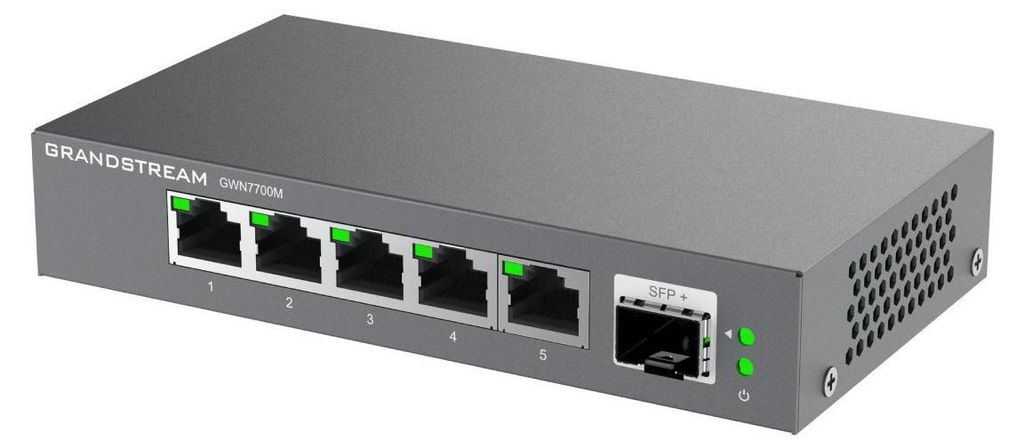 Grandstream Networks GWN7700M Netzwerk-Switch Unmanaged 2.5G Ethernet (100/1000/2500) Schwarz